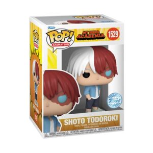 Funko Pop Todoroki en version casual, figurine de My Hero Academia pour collectionneurs.