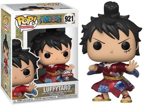 Figurine Funko Pop Animation One Piece Luffytaro in Kimono Metallic