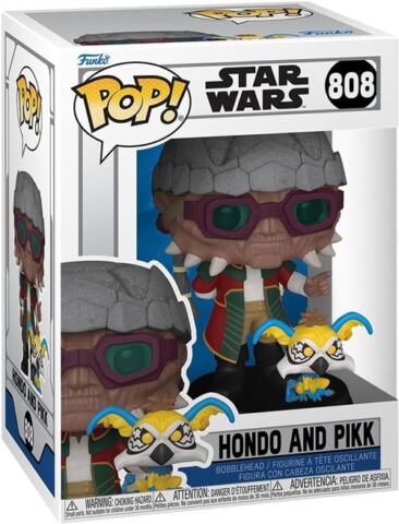 Figurine Funko Pop! & Buddy N°808 | Star Wars: Clone Wars | Hondo & Pikk