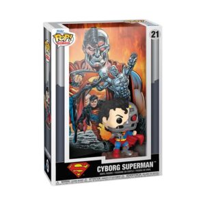 Funko Pop Cyborg Superman, figurine de collection DC au concept Comic Cover