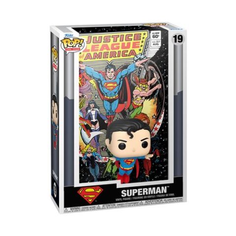 Figurine Funko Pop Comic Cover DC Justice League Superman Exclusivité Fnac