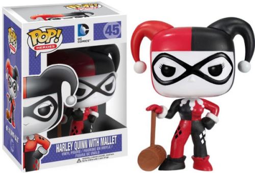 Figurine Funko Pop DC Comics Harley Quinn avec maillet