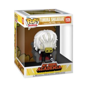 Funko Pop Shigaraki Deluxe assis sur une chaise, figurine My Hero Academia