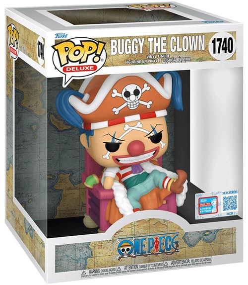 Figurine Funko Pop! Deluxe N°1740 | One Piece | Baggy Sur Son Trone
