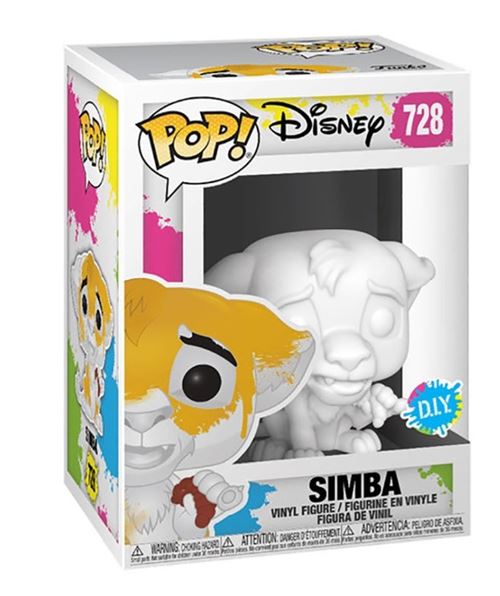 Figurine Funko Pop Disney Lion King Simba DIY Exclusivité