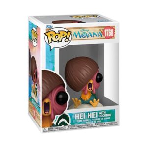 Funko Pop Hei Hei with Coconut, figurine Disney inspirée de Moana