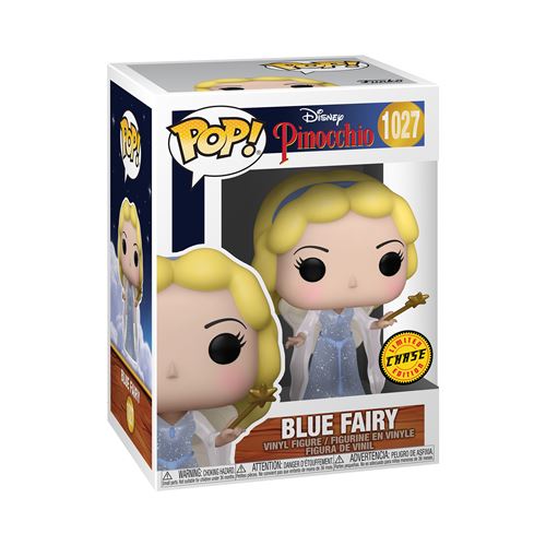 Figurine Funko Pop Disney Pinocchio Blue Fairy with Chase Modèle aléatoire