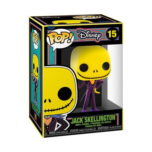Figurine Funko Pop Disney The Nightmare Before Christmas Jack Skellington Black Light