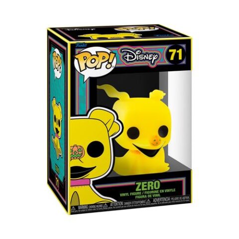 Figurine Funko Pop Disney The Nightmare Before Christmas Zero Black Light