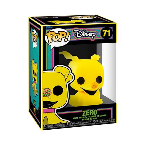 Figurine Funko Pop Disney The Nightmare Before Christmas Zero Black Light