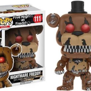 Funko Pop Nightmare Freddy, figurine de collection Five Nights at Freddy’s de 9 cm