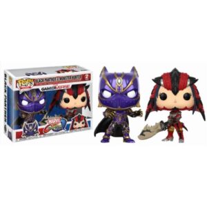 Funko Pop Marvel vs Capcom Infinite avec Black Panther et Monster Hunter