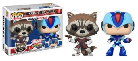 Figurine Funko Pop Games Marvel vs Capcom Infinite Rocket & Mega Man X