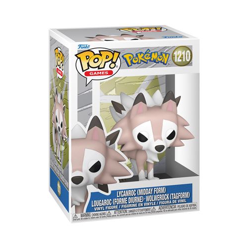 Figurine Funko Pop Games Pokémon Lougaroc Forme Diurne