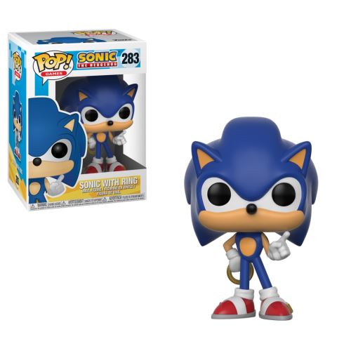 Figurine Funko Pop Games Sonic avec bague