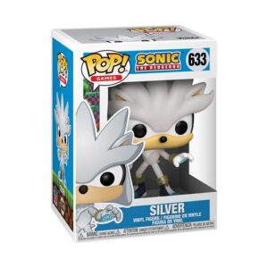 Funko Pop Silver, figurine du personnage psychique de l’univers Sonic the Hedgehog
