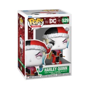 Funko Pop Harley Quinn Holiday 24, figurine DC Comics de collection.