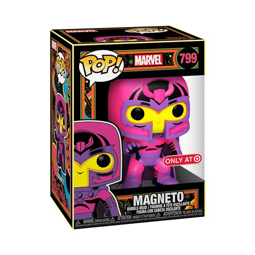 Figurine Funko Pop Marvel Black Light Magneto