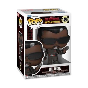 Funko Pop Deadpool 3 Blade, figurine de collection classée dans l’univers Marvel