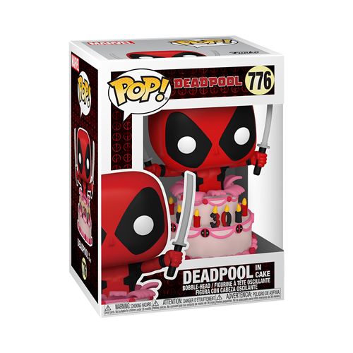 Figurine Funko Pop Marvel Deadpool 30th Deadpool in Cake
