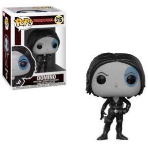 Figurine Funko Pop Domino, personnage Marvel associé à l’univers de Deadpool