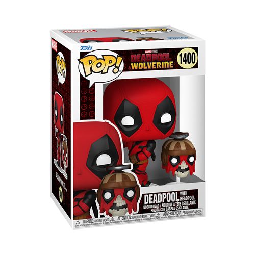 Figurine Funko Pop Marvel Deadpool & Wolverine Deadpool with the Headpool