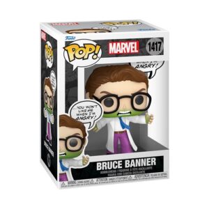 Funko Pop Marvel Bruce Banner, figurine de collection inspirée de l’univers Marvel