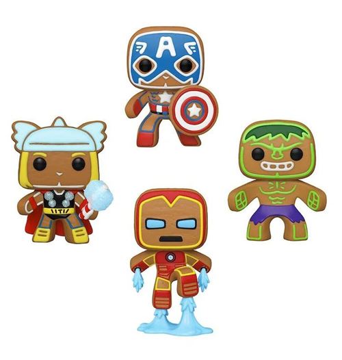 Figurine Funko Pop! – Marvel Holiday – Gingerbread 4pk