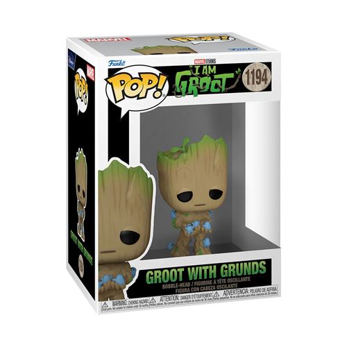 Figurine Funko Pop Marvel I Am Groot with Grunds