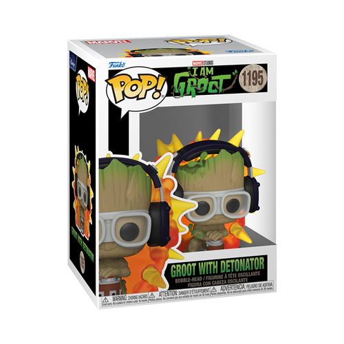 Figurine Funko Pop Marvel I am Groot with detonator