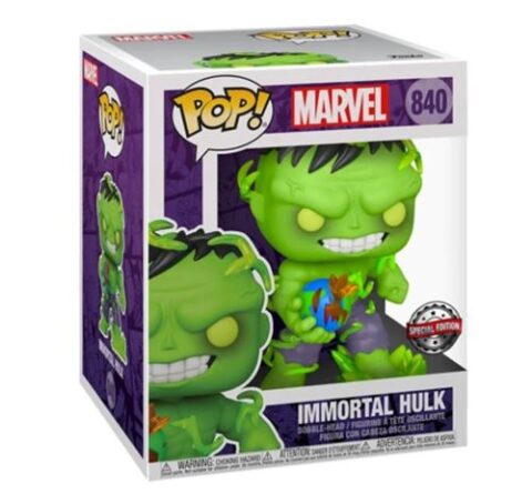 Figurine Funko Pop Marvel Immortal Hulk with chase Glows in the dark Modèle aléatoire