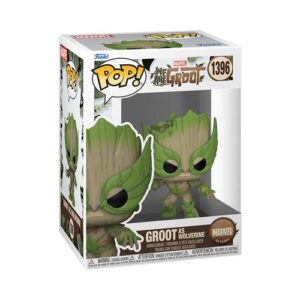 Funko Pop Groot Wolverine, figurine Marvel associant deux figures emblématiques