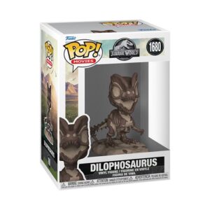 Funko Pop Jurassic Park Dilophosaurus, figurine de collection au thème fossile