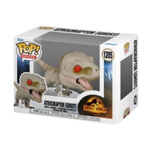 Funko Pop Atrociraptor Ghost, figurine issue de Jurassic World Dominion