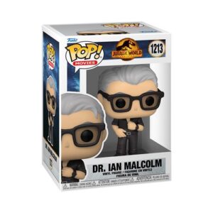 Funko Pop Dr. Ian Malcolm de Jurassic World Dominion pour collection cinéma