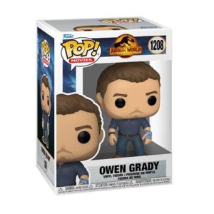 Figurine Funko Pop Owen Grady associée à Jurassic World Dominion pour collection pop culture