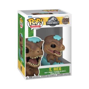 Figurine Funko Pop T. Rex associée à l’univers cinématographique Jurassic World
