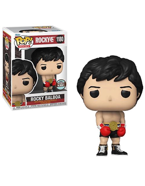 Figurine Funko Pop! Movies N°1180 – Rocky 45ans – Rocky Avec Ceinture D&rsquo;or