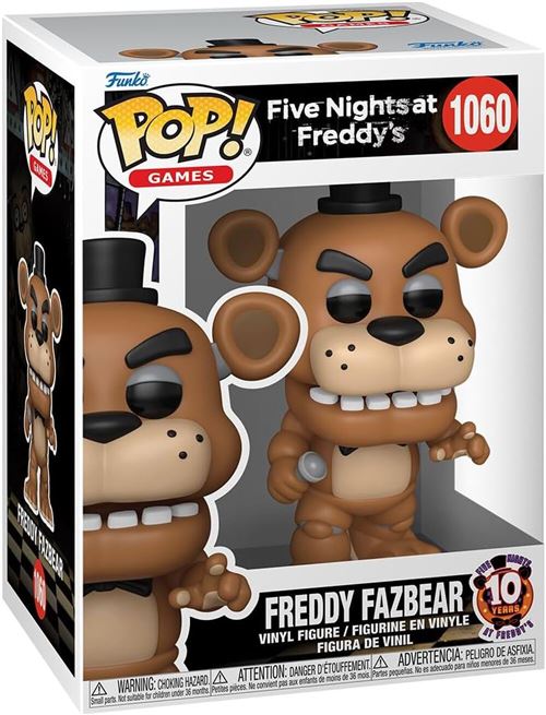 Figurine Funko Pop! N°1060 | Five Nights At Freddy&rsquo;s | Freddy 10 Ans