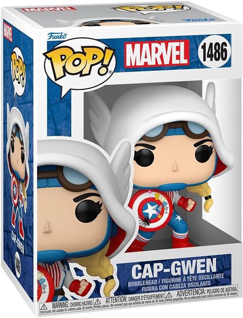 Figurine Funko Pop! N°1486 | Marvel | Cap-gwen