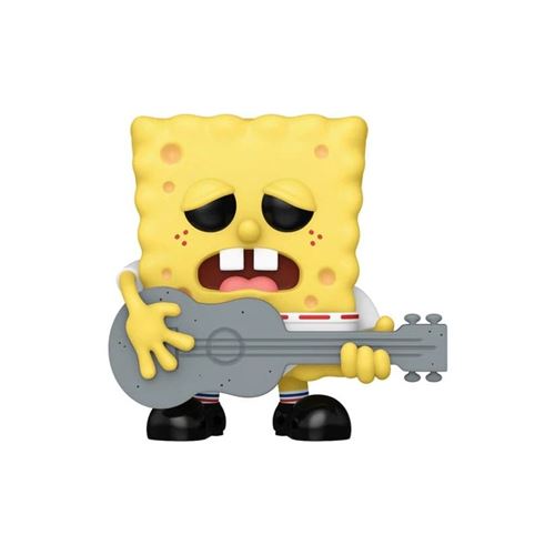 Figurine Funko Pop! N°1666 | Bob L’eponge | 25 Ans | Bob Avec Guitare