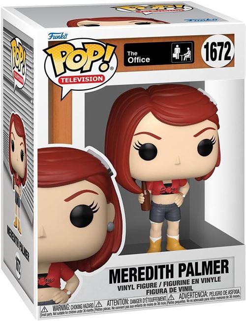 Figurine Funko Pop! N°1672 | The Office | Meredith Palmer Avec Boisson