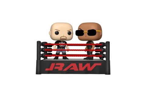 Figurine Funko Pop! N°2 – Wwe – The Rock Vs Stone Cold In Wrestling Ring