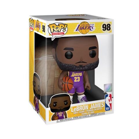 Figurine Funko Pop NBA Lakers 10&Prime; LeBron James Purple Jersey