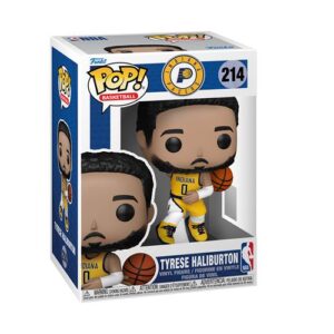 Funko Pop Tyrese Haliburton, figurine NBA des Indiana Pacers pour collectionneur