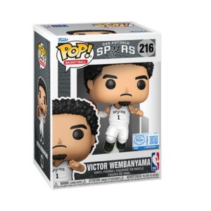 Figurine Funko Pop Victor Wembanyama, édition NBA Spurs présentée comme exclusive