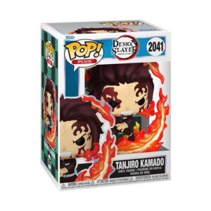 Funko Pop Plus Tanjiro Dancing Flash, figurine de collection Demon Slayer.