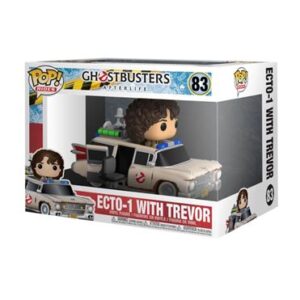 Funko Pop Rides Ecto-1 Trevor, véhicule Ghostbusters Afterlife avec son personnage