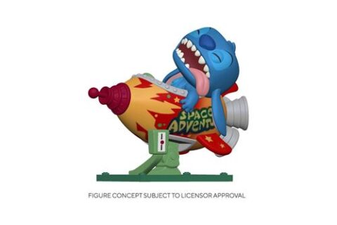 Figurine Funko Pop Rides Lilo and Stitch Stitch in Rocket