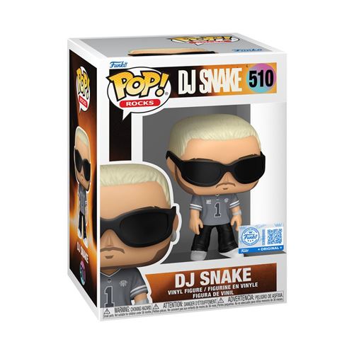 Figurine Funko Pop Rocks DJ Snake Exclusivité Fnac
